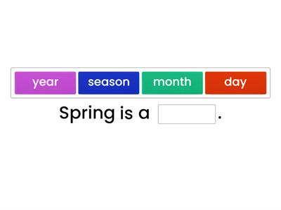 Spring Sentences