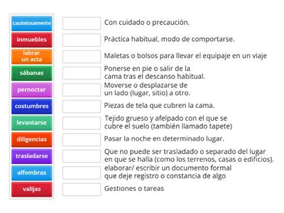 Vocabulario - Cronopios y famas