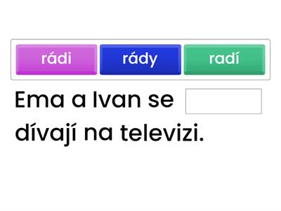 rád/ráda/rádi + negace