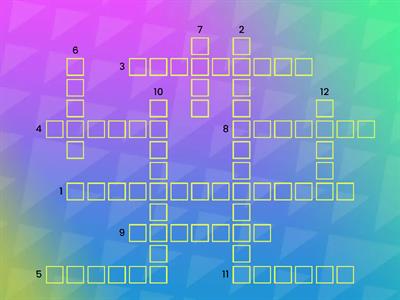 Purim Crossword - English