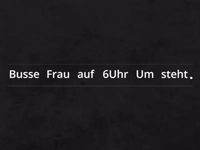 4ème - Mein Alltag - Frau Busse's typischer Montag