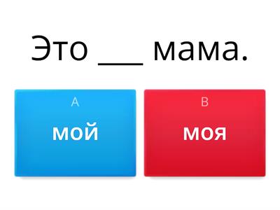 Русский сувенир. Раб.тет. Притяж.местоим.