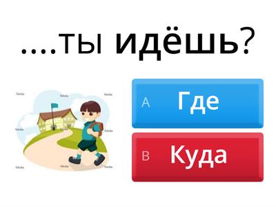 Где/Куда? и Идти/ехать