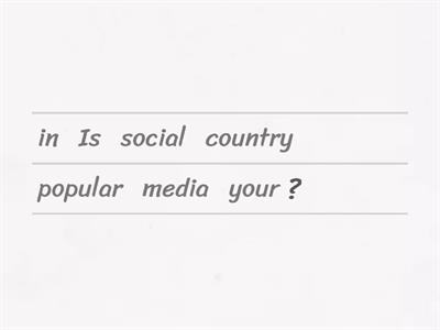 Social media questions E2