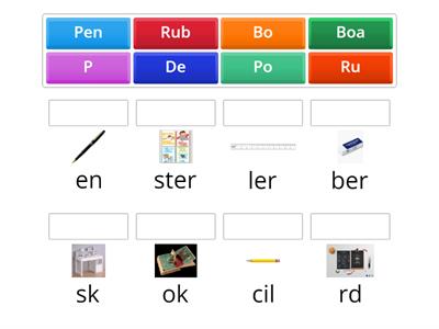  BI Unit 1 - match the word parts