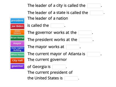 Executive Branch Quiz