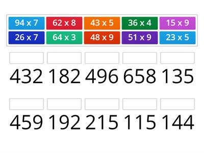 înmulțirea unui număr de două cifre cu unul de o cifră