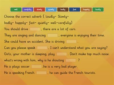 Adverbs of manner