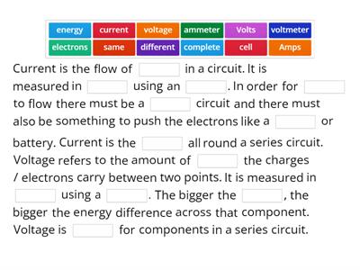 P3 Current and voltage