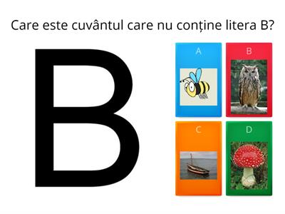 Sunetul B Si Literele B B Clasa Pregatitoare - Resurse Didactice