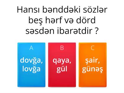 Səbahət Məmmədova Azərbaycan dili  test 1
