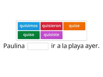 5-1 Gramática: Fill-in the blanks