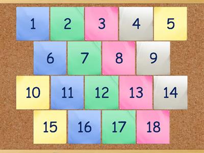 Find the Penguin to 20:  Number Naming Fluency