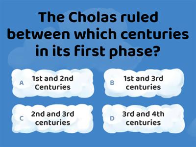 Quiz on Chola Dynasty