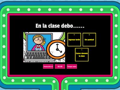 Normas de clase virtual