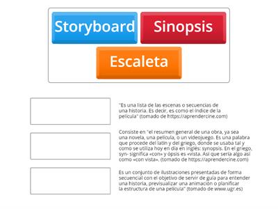 Recursos para la creación de guiones