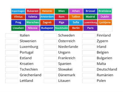 Hauptstädte der EU-Länder (B1/L10)