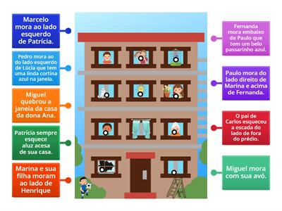 LOCALIZE OS MORADORES DO PRÉDIO