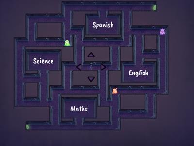 School subjects - maze