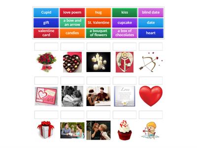 St. Valentine's Day - practice of vocabulary 