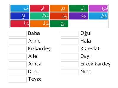 Arapça-Aile 