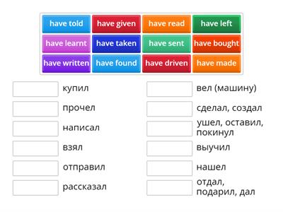 3.2 Present Perfect Verbs 2 (GG4)