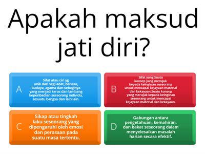 KUIZ JATI DIRI