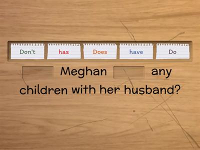 Complete the sentences - Royal family