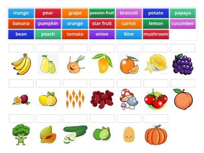 Vegetables & Fruits 