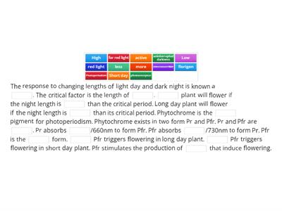 The flowering time of many plants is critical. Discuss this in the context of photoperiodism. 