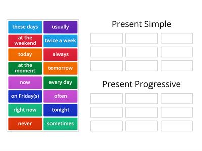 Present Simple or Present Progressive