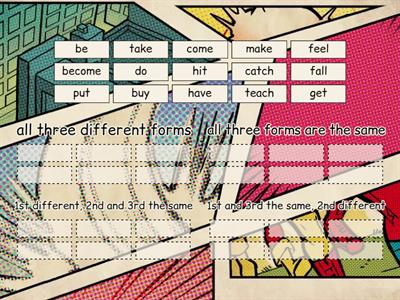 Irregular forms group sort