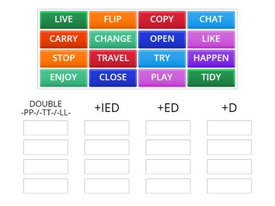 Past Simple - regular verbs