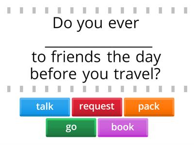 Traveling questions 