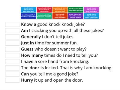 end of the year knock knock jokes