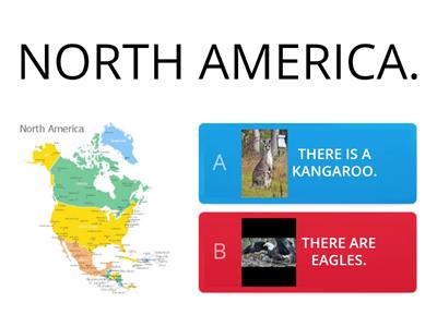 THINGS ABOUT NORTH AMERICA