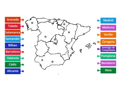 Map of Spain