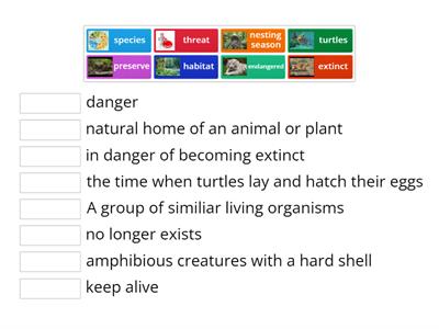12G Unit 2 13-14 Endangered Animals - definitions
