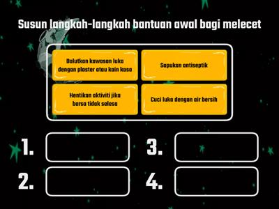 Aktiviti Susun Langkah Bantuan Awal Melecet