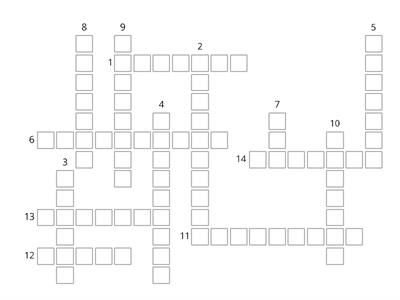 Climate Change Crossword