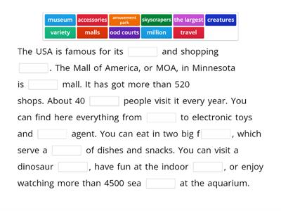 Mall of America - text