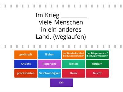 Schritte international neu 6 - Lektion 13 - Wortschatz