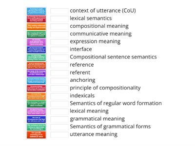 Semantics. Second Edition. Theory