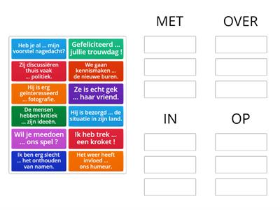 260. Vaste voorzetsels 2