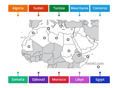 Arab Countries in North Africa
