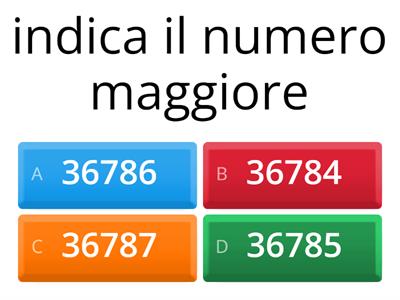 numeri a confronto