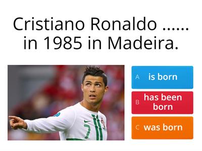 "CR7" Tenses - practice