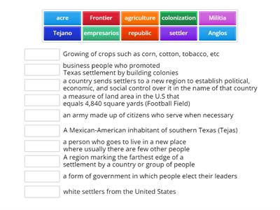 Unit 4: Mexican National Era & Anglo Colonization