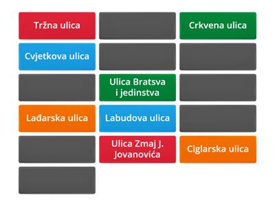 Stari i novi nazivi ulica u Donjem gradu Osijek