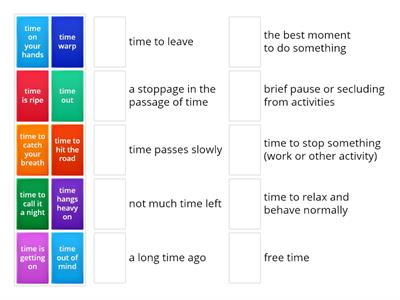 TIME IDIOMS